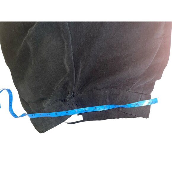 H&M Women's Size Medium Black Wide Cut Lyocell Blend Pull On Elastic Waist Pant - Picture 5 of 11